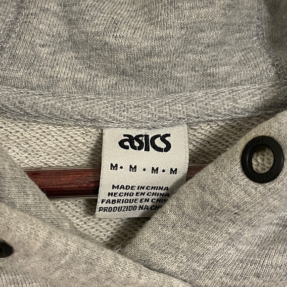 🤝 Asics Grey Logo Hoodie 🤝 - Picture 4 of 4